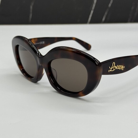 NEW LOEWE LW40153F 52E WOMEN SUNGLASSES HAVANA LOEWE EYEWEAR - Picture 8 of 11